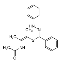 N'-phenyl-thiobenzohydrazonic acid (Z)-2-acetylamino-1-methyl-propenyl ester CAS:49823-43-0 manufacturer & supplier