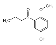 4-Methoxy-3-(propane-1-sulfinyl)-phenol_49828-95-7