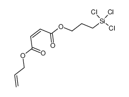 (Z)-But-2-enedioic acid allyl ester 3-trichlorosilanyl-propyl ester_49831-69-8