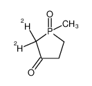 2,2-dideuterio-1-methyl-1-oxo-1λ5-phospholan-3-one_49849-23-2