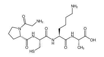 L-Alanine, glycyl-L-prolyl-L-cysteinyl-L-lysyl-_498527-83-6