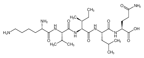 L-Glutamine, L-lysyl-L-valyl-L-isoleucyl-L-leucyl-_498528-91-9