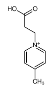 1-(2-carboxy-ethyl)-4-methyl-pyridinium_49866-26-4