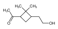 1-Acetyl-2,2-dimethyl-3-(2-hydroxyethyl)-cyclobutan_4989-81-5