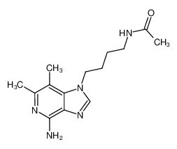 N-[4-(4-amino-6,7-dimethyl-1H-imidazo[4,5-c]pyridin-1-yl)butyl]acetamide_499127-33-2