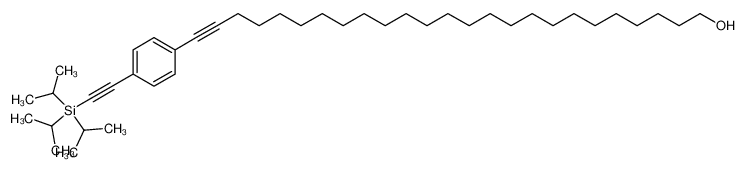 25-[4-(2-triisopropylsilylethynyl)phenyl]pentacos-24-yn-1-ol_499138-64-6