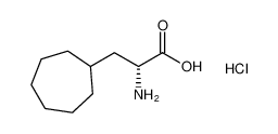 (R)-2-amino-3-cycloheptylpropanoic acid hydrochloride_499158-72-4