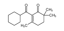 2-Cyclohexen-1-one, 2-(cyclohexylcarbonyl)-3,6,6-trimethyl-_499195-87-8