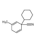 2,5-Cyclohexadiene-1-carbonitrile, 1-cyclohexyl-3-methyl-_499205-85-5