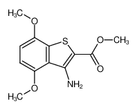 methyl 3-amino-4,7-dimethoxybenzo[b]thiophene-2-carboxylate_499207-78-2