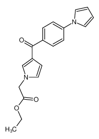 [3-(4-pyrrol-1-yl-benzoyl)pyrrol-1-yl]acetic acid ethyl ester_499214-33-4