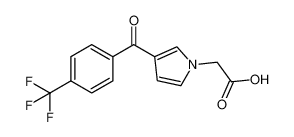 1H-Pyrrole-1-acetic acid, 3-[4-(trifluoromethyl)benzoyl]-_499214-47-0