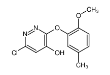 6-Chloro-3-(2-methoxy-5-methylphenoxy)-4-pyridazinol_499223-42-6
