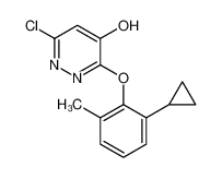 6-chloro-3-(2-cyclopropyl-6-methylphenoxy)-1H-pyridazin-4-one_499223-49-3