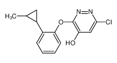 6-chloro-3-[2-(2-methylcyclopropyl)phenoxy]-4-pyridazinol_499223-99-3
