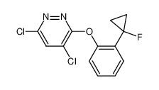 4,6-Dichloro-3-[2-(1-fluorocyclopropyl)phenoxy]-pyridazine_499234-80-9