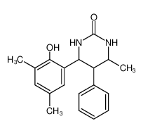 4-(2-hydroxy-3,5-dimethyl-phenyl)-6-methyl-5-phenyl-tetrahydro-pyrimidin-2-one_4997-32-4