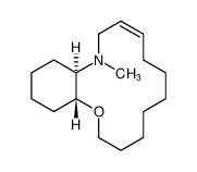 2H-1,12-Benzoxaazacyclotetradecine,3,4,5,6,7,8,11,12,12a,13,14,15,16,16a-tetradecahydro-12-methyl-,(9Z,12aR,16aR)-rel-_499772-01-9