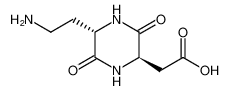2-Piperazineacetic acid, 5-(2-aminoethyl)-3,6-dioxo-, (2R,5S)-_499775-00-7
