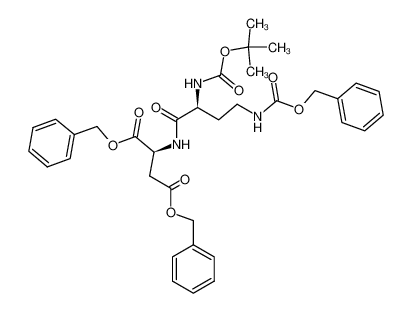 (S)-2-((S)-4-Benzyloxycarbonylamino-2-tert-butoxycarbonylamino-butyrylamino)-succinic acid dibenzyl ester_499775-41-6