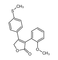 3-(2-methoxyphenyl)-4-(4-methylthiophenyl)-2(5H)furanone_499784-01-9