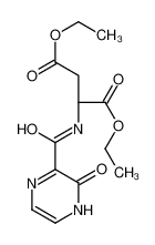 diethyl (2S)-2-[(2-oxo-1H-pyrazine-3-carbonyl)amino]butanedioate_499785-88-5