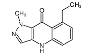 8-Ethyl-1-methyl-1,4-dihydro-9H-pyrazolo[4,3-b]quinolin-9-one_499790-75-9