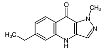 6-ethyl-1-methyl-1,4-dihydro-9H-pyrazolo[4,3-b]quinolin-9-one_499790-76-0