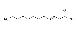 3-Dodecenoic acid, (3E)-_4998-72-5