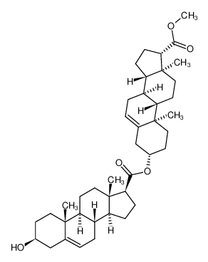 methyl 3β-[(3β-hydroxyandrost-5-ene-17β-carbonyl)oxy]androst-5-ene-17β-carboxylate_499972-98-4