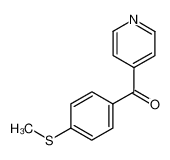 [4-(methylthio)phenyl](pyridin-4-yl)methanone_499996-06-4