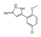 5-(5-Chloro-2-methoxyphenyl)-1H-pyrazol-3-amine_501902-86-9