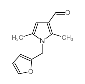 1-(furan-2-ylmethyl)-2,5-dimethylpyrrole-3-carbaldehyde_5049-49-0