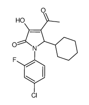 4-Acetyl-1-(4-Chloro-2-Fluorophenyl)-5-Cyclohexyl-1,5-Dihydro-3-Hydroxy-2H-Pyrrol-2-One_512177-31-0