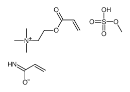 methyl sulfate,prop-2-enamide,trimethyl(2-prop-2-enoyloxyethyl)azanium_52285-95-7