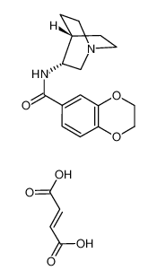 N-[(3R)-1-azabicyclo[2.2.2]octan-3-yl]-2,3-dihydro-1,4-benzodioxine-6-carboxamide,but-2-enedioic acid_527680-56-4