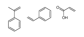 prop-2-enoic acid,prop-1-en-2-ylbenzene,styrene_52831-04-6