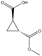 (1R,2R)-rel-2-(Methoxycarbonyl)cyclopropanecarboxylic acid_52920-02-2