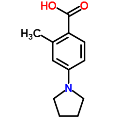 2-Methyl-4-(pyrrolidin-1-yl)benzoicacid_530092-32-1