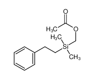 [dimethyl(2-phenylethyl)silyl]methyl acetate_5356-96-7