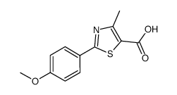 2-(4-methoxyphenyl)-4-methyl-1,3-thiazole-5-carboxylic acid_54001-16-0