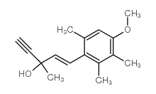 1-(4-methoxy-2,3,6-trimethylphenyl)-3-methylpent-1-en-4-yn-3-ol_54756-70-6