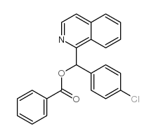 [(4-chlorophenyl)-isoquinolin-1-ylmethyl] benzoate_54923-37-4