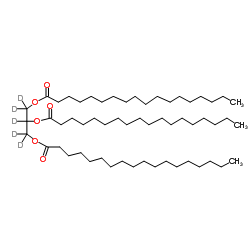 (2H5)-1,2,3-Propanetriyl trioctadecanoate_55256-03-6