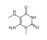 6-amino-1-methyl-5-(methylamino)pyrimidine-2,4-dione_55441-70-8