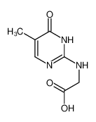 2-[(5-methyl-6-oxo-1H-pyrimidin-2-yl)amino]acetic acid_55684-46-3
