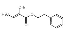 2-phenylethyl (E)-2-methylbut-2-enoate_55719-85-2