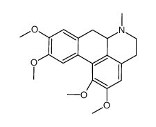 1,2,9,10-tetramethoxy-6-methyl-5,6,6a,7-tetrahydro-4H-dibenzo[de,g]quinoline_5630-11-5