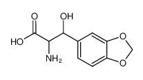 2-amino-3-hydroxy-3-(3,4-methylenedioxyphenyl)propanoic acid_56672-56-1
