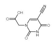 2-(5-cyano-2,4-dioxopyrimidin-1-yl)acetic acid_56673-29-1